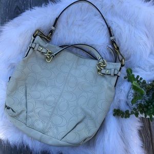 Coach Leather Purse Bag Double Handbag